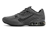 nike shox flyknit r4 preto gray